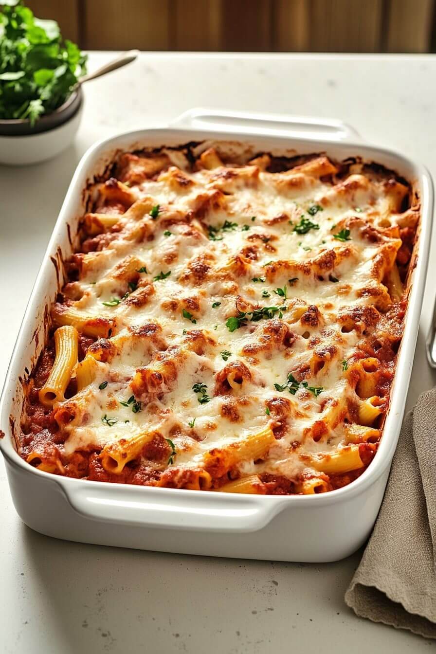 Baked Mostaccioli