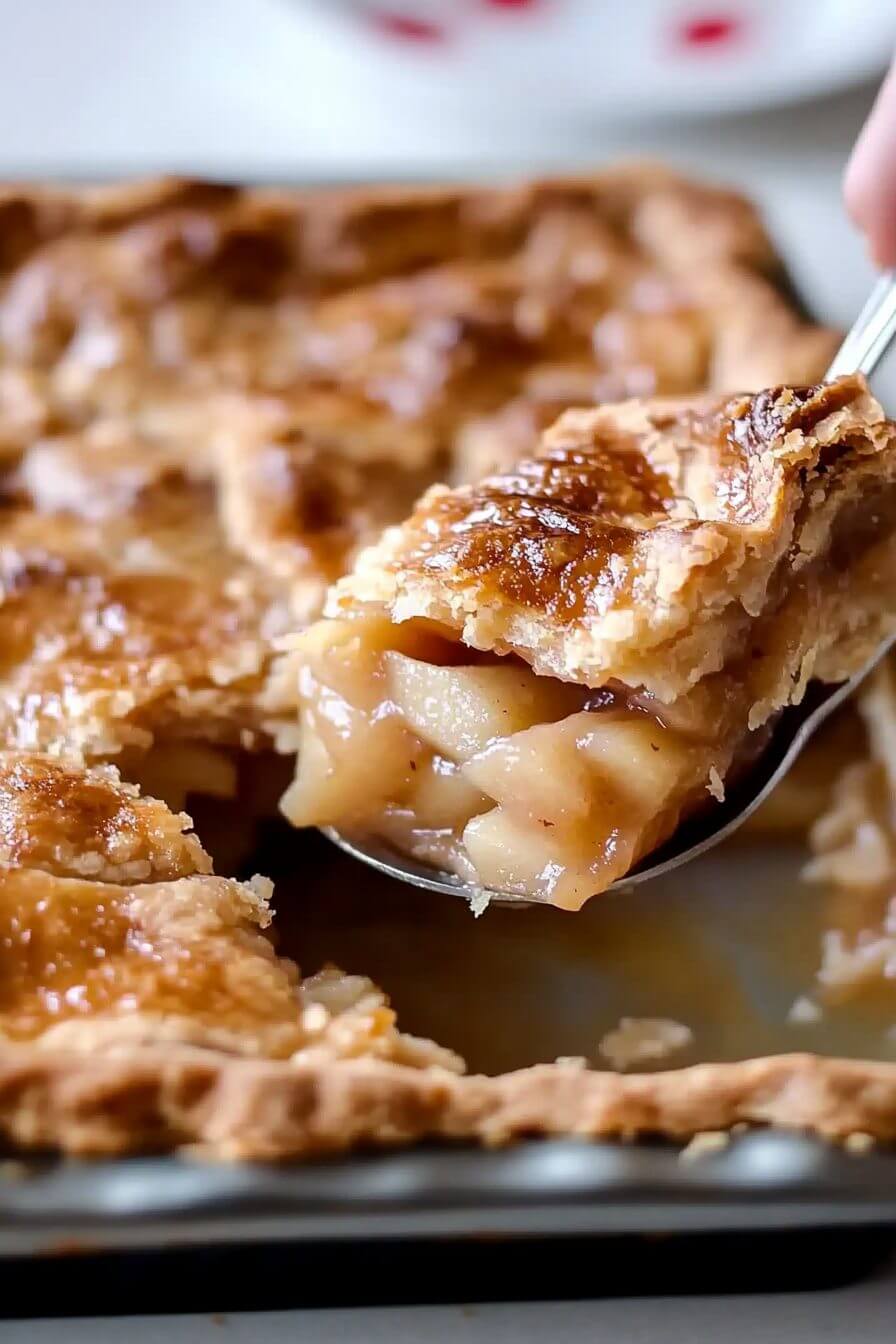 Yummy Apple Slab Pie