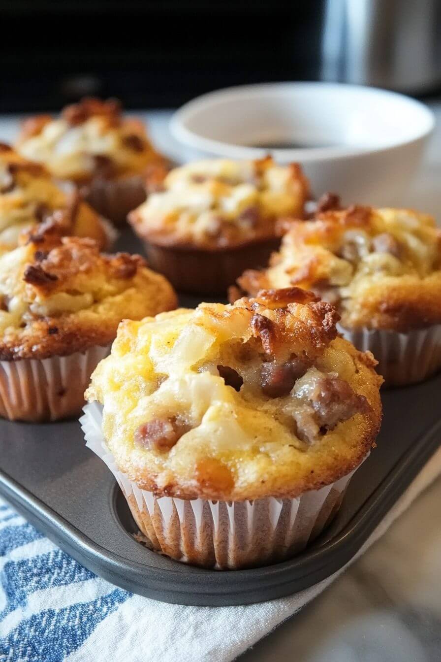 Easy Sausage Breakfast Muffins