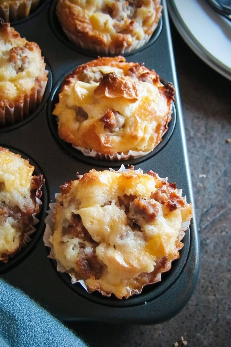 Easy Sausage Breakfast Muffins