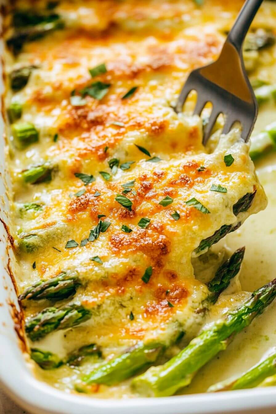 Cheesy Asparagus Casserole