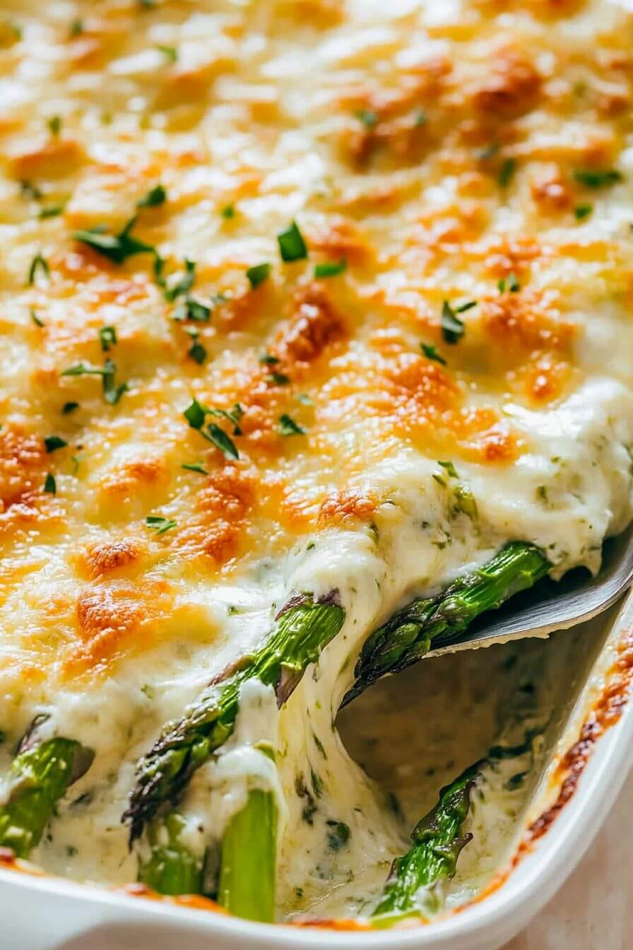 Cheesy Asparagus Casserole