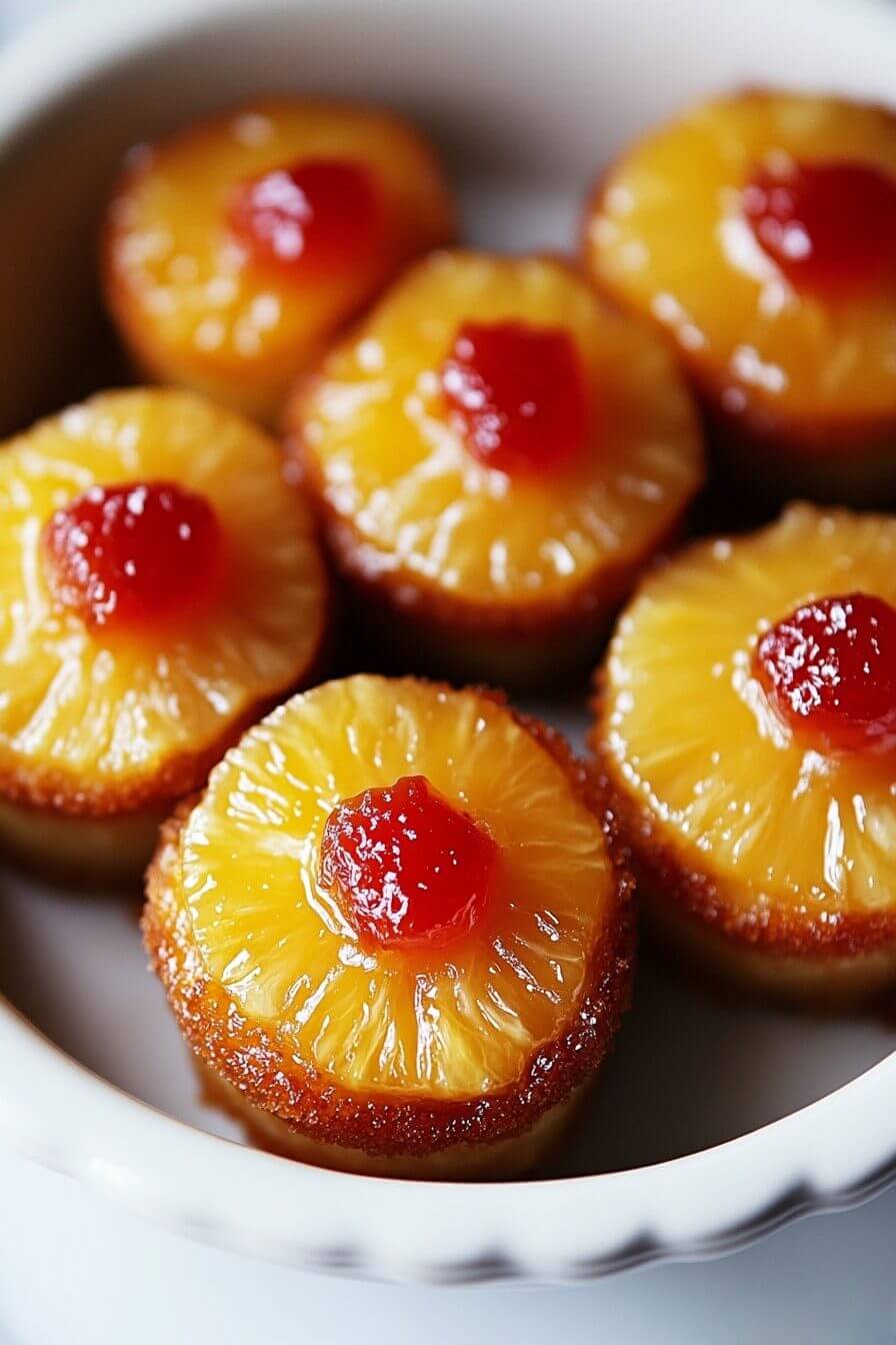 Pineapple Upside-Down Cupcakes