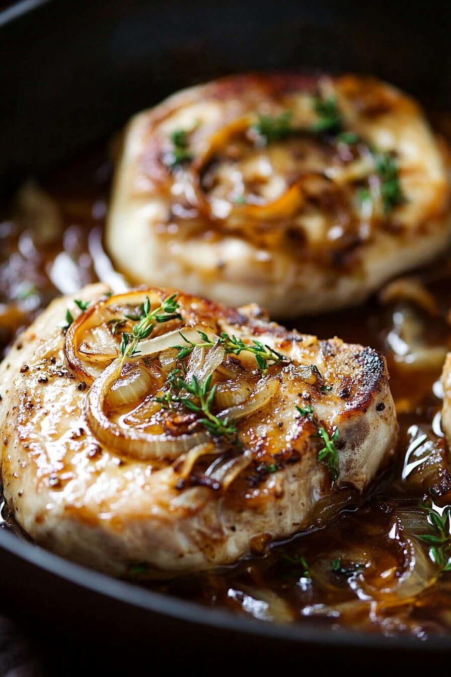 French Onion Pork Chops 10 French Onion Pork Chops