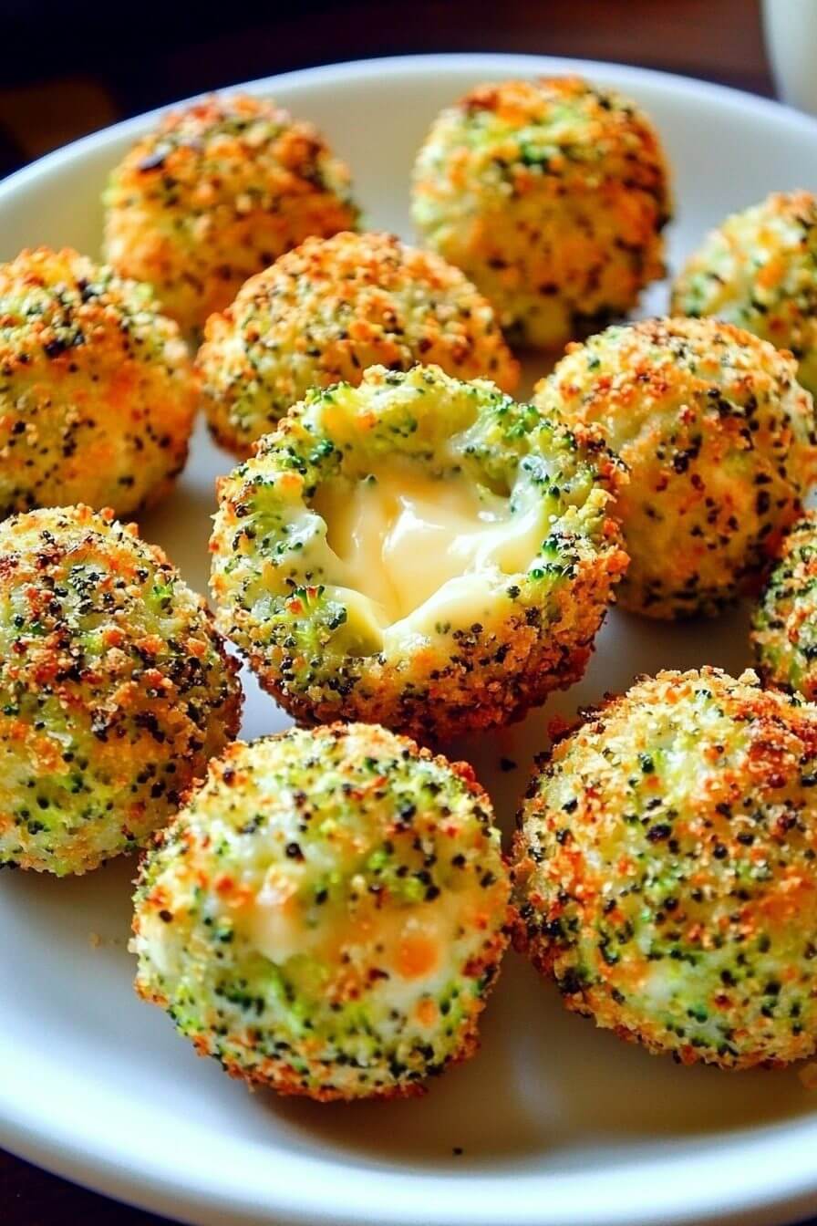 Baked Broccoli Cheese Balls