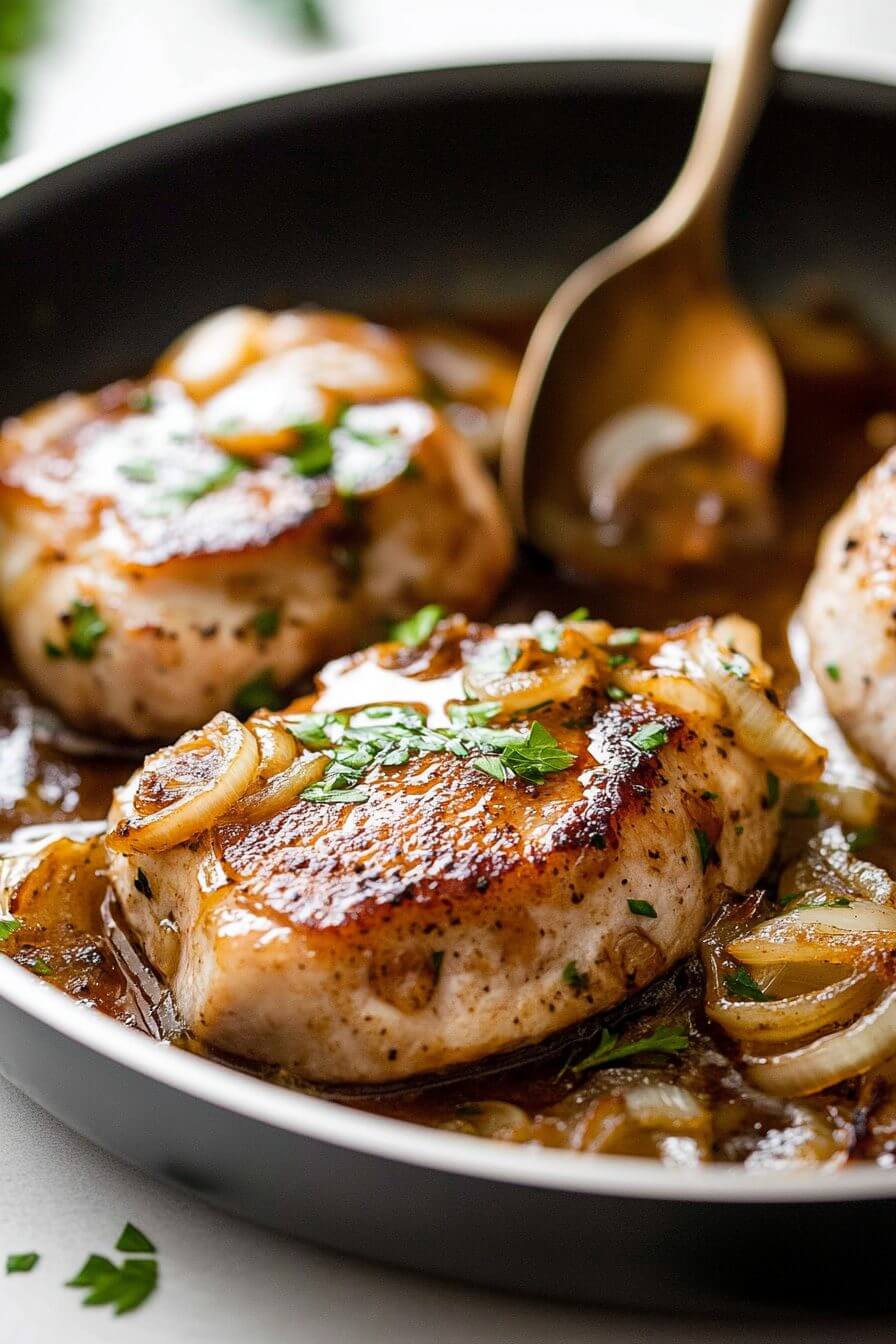 French Onion Pork Chops