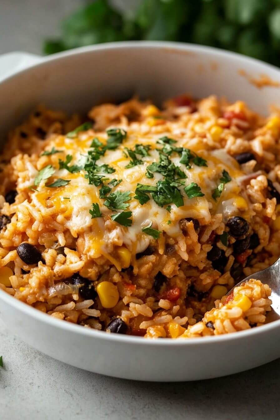 ONE POT MEXICAN RICE CASSEROLE