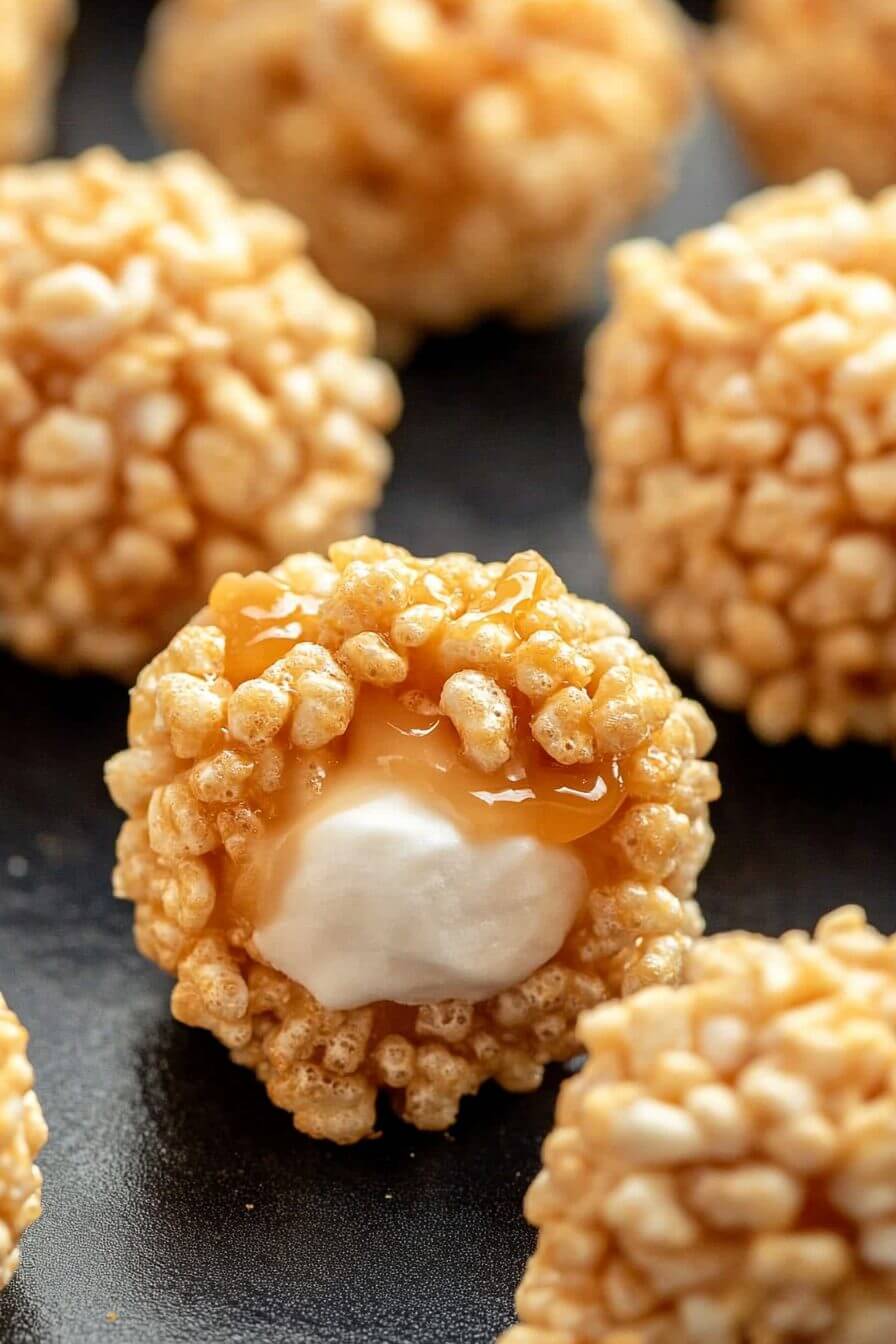Caramel Marshmallow Rice Krispie Balls Recipe 13 Caramel Marshmallow Rice Krispie Balls Recipe