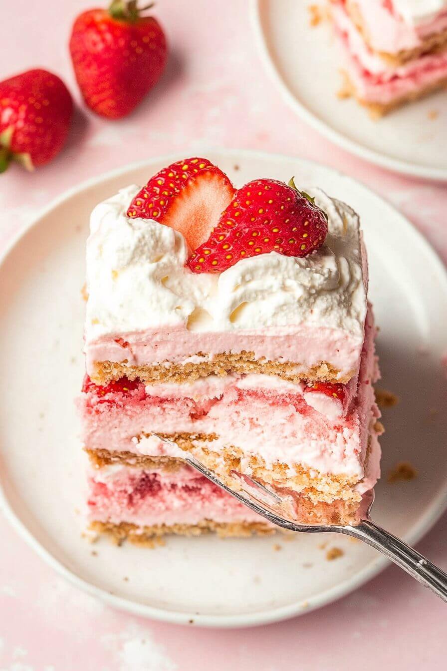 Strawberry Cream Cheese Icebox Cake 10 Strawberry Cream Cheese Icebox Cake
