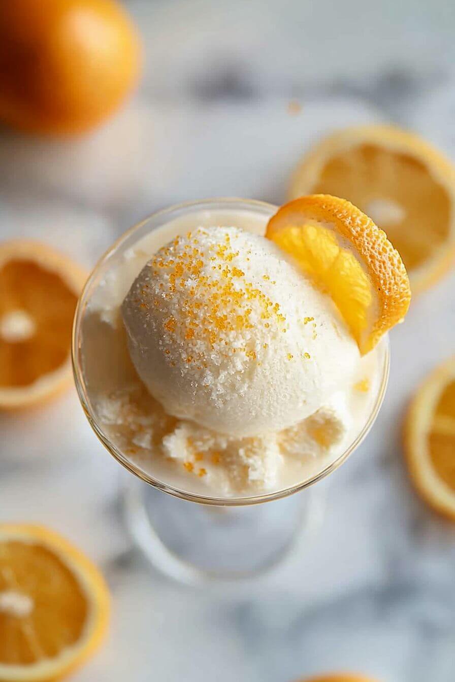2-INGREDIENT ORANGE SHERBET