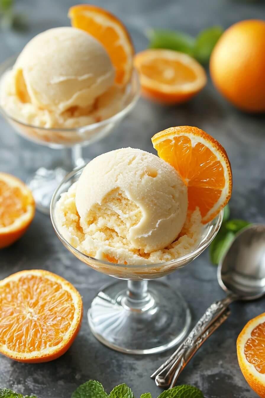 2-INGREDIENT ORANGE SHERBET