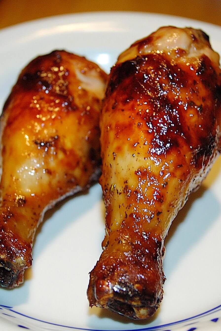 Caramelized Baked Chicken Legs or Wings