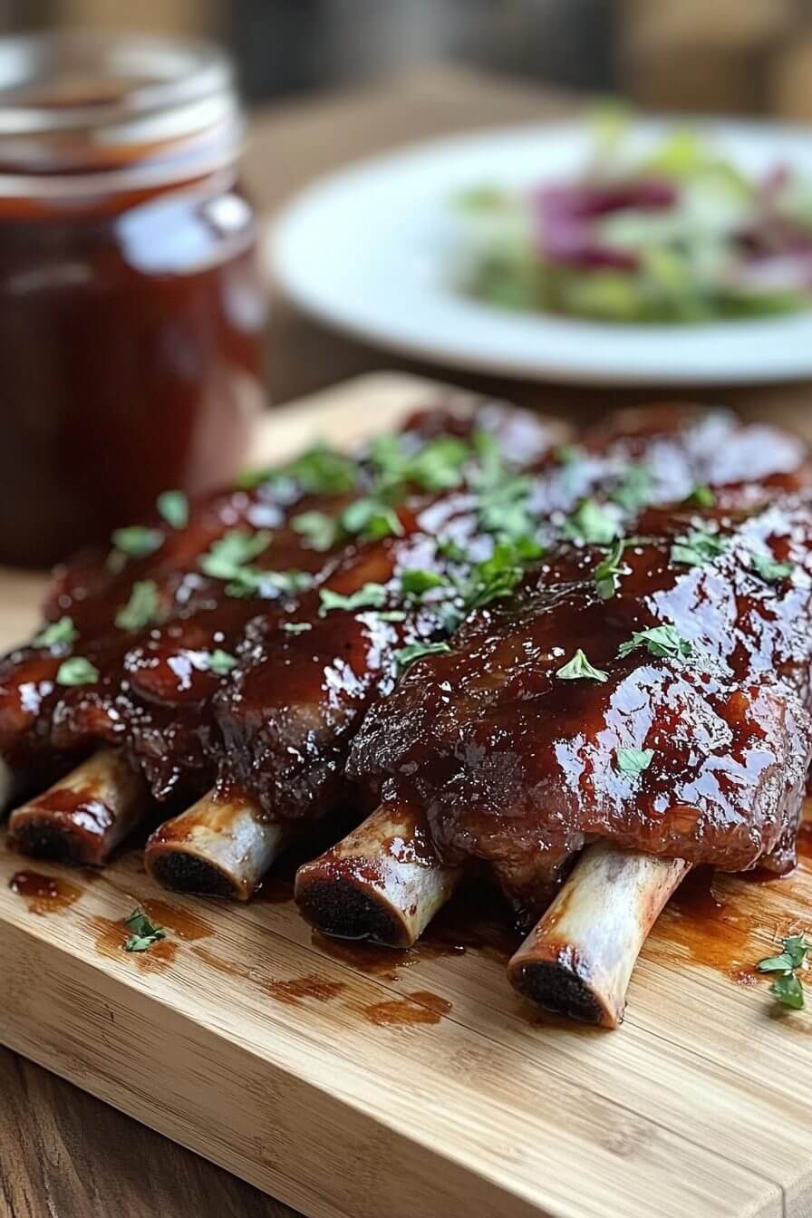 Slow Cooker Root Beef BBQ Pork Ribs