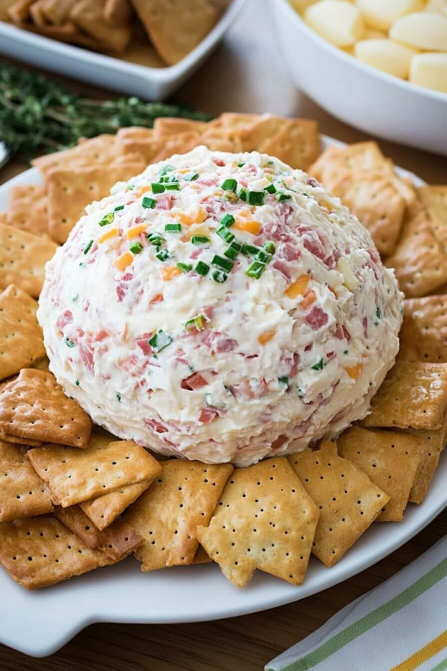 Creamed Chipped Beef Cheese Ball 11 Creamed Chipped Beef Cheese Ball
