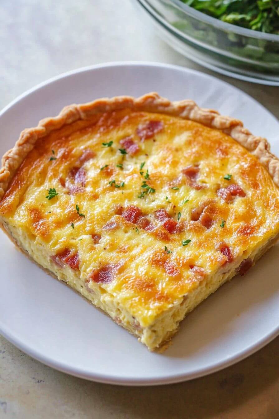 Homestyle Bacon and Cheese Quiche